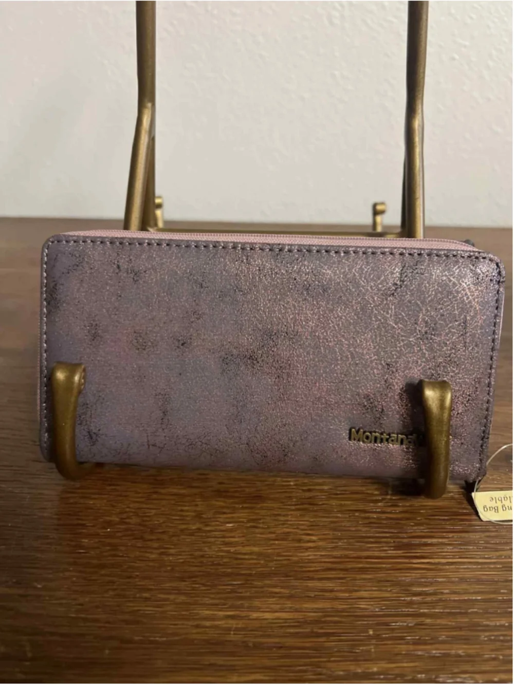 Montana West Wallet Purple Studded Chain Design Western Style NWT MW1058